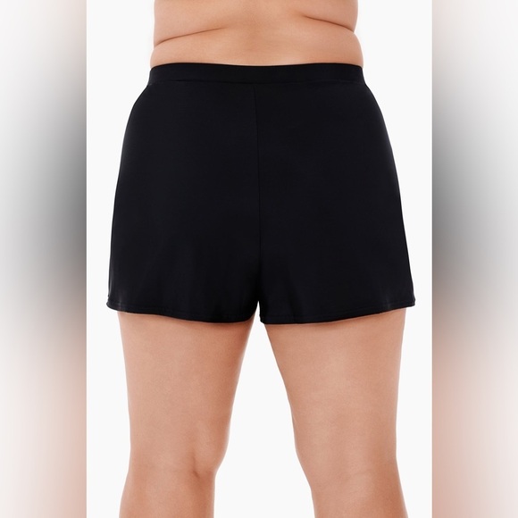 Miraclesuit Women’s Plus Size Swim Short Bottoms in Black Size 1X - Picture 4 of 10